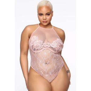 Fashion Nova-Keep You Occupied Teddy-3X-Pink